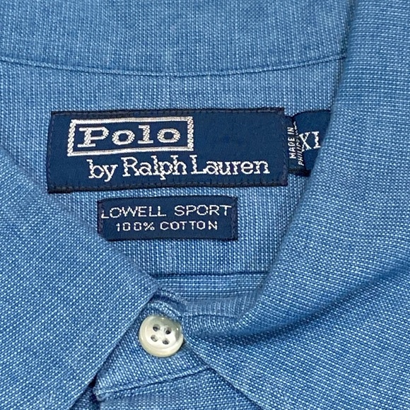 HAS FLAWS Polo Ralph Lauren Shirt XL Lowell Sport - Picture 2 of 10